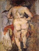Jules Pascin A view of Venus-s back oil painting on canvas